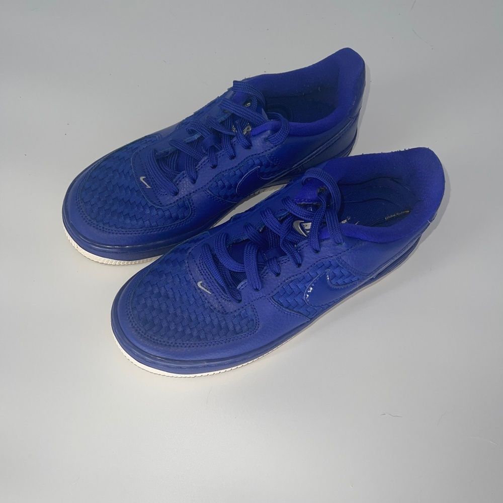 Nike Air Force 1 Low Woven 07 LV8 Concord Blue Women Size 6.5 Youth 5
